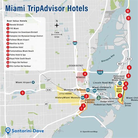 trip advisor miami hotels|map of downtown miami hotels.